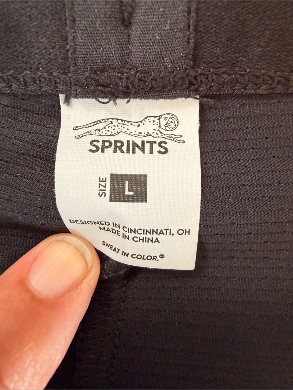 Sprints Mens Avigate 5" Fusion Short Donuts Black & Multicolor High Waist Size L - Picture 7 of 13